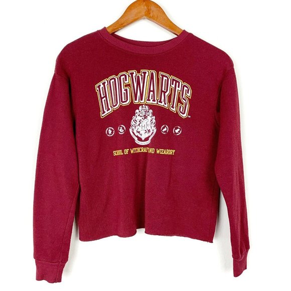 Warner Bros. Sweaters - Harry Potter Maroon Red Hogwarts Sweater